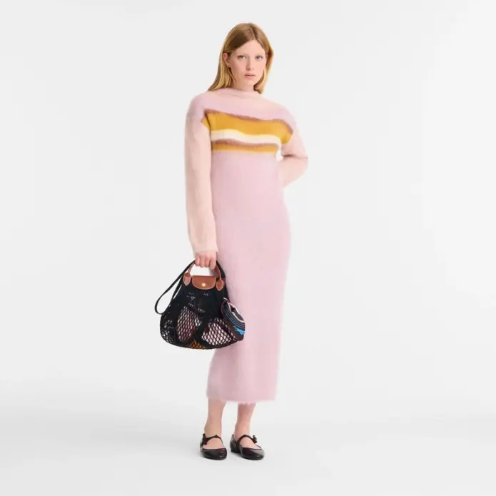 Longchamp Le Pliage Filet L Mesh Bag – Black vip time amman jordan